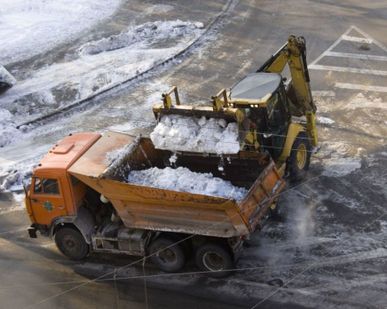 фото Вывоз снега