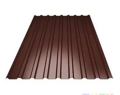 фото Профнастил С20А, 0,4 PE RAL8017 (коричневый), 1,15х2м