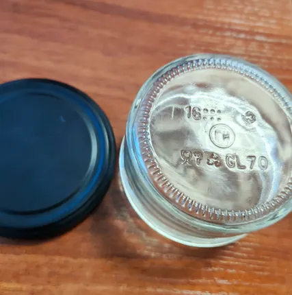 Фото №2 Банка ТО-82 190мл. из прозрачного толстого стекла с крышкой твист.