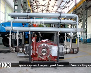 фото Компрессор 2ГМ4 сухой бустер промышленный поршневой