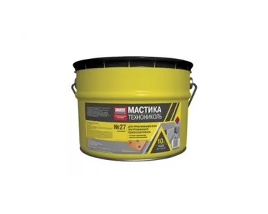 фото Мастика приклеивающая ТехноНиколь № 27 ведро 22кг