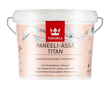 фото Лак интерьерный Tikkurila PANEELI-ASSA TITAN