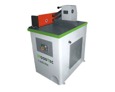 фото Станок торцовочный без рольгангов с пневмоподачей пилы WoodTec T 400 Lite