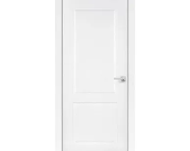 фото дверь межкомнатная глухая бизнес парк line 5, белая, 600*2000мм.