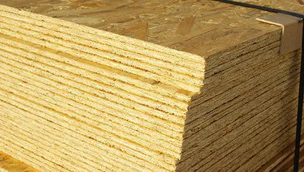 Фото №0 ОСП плита OSB-3 9 мм, Кроношпа Kronospan, размер 1.22х2.44 м