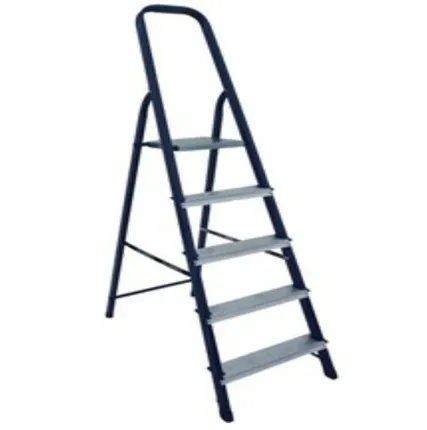 Фото №0 Лестница-стремянка ALUMET, комбин.алюм/сталь 5 ступеней