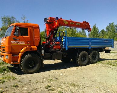фото МАНИПУЛЯТОР ВЕЗДЕХОД 6Х6 КАМАЗ