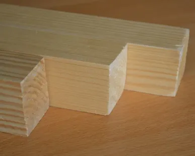 фото Брусок сухой строганный профилированный 40х50мм 2м