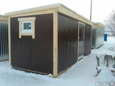 Фото №0 Блок-контейнер из крашеного швеллера утеплённый