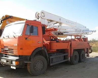 фото Аренда автобетононасоса АБН 75/32 (стрела 32 м)