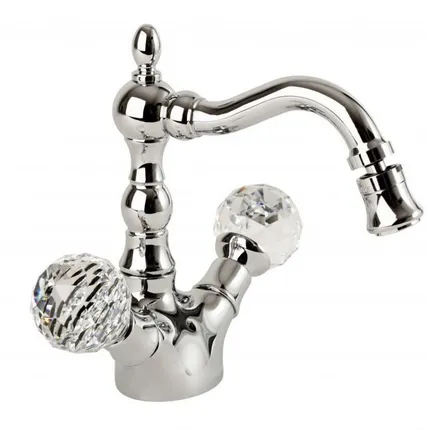 Фото №0 Смеситель для биде хром, ручки Swarovski Cezares Atlantis ATLANTIS-BS2-01-S