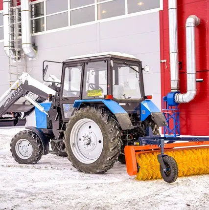 Фото №0 Щетка коммунальная механическая от ВОМ (литой редуктор)