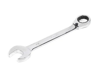 фото Ключ комбинированный трещоточный реверсивный 27х27 мм хромирование HORTZ