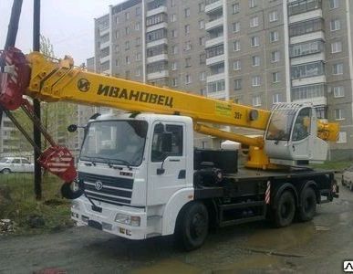 фото Автокран БАЗ 35тонн стрела 31м
