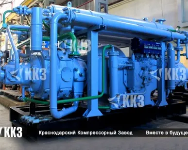 фото Компрессор 4ВМ10-120/9 воздушный поршневой промышленный