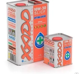 фото Минеральное моторное масло XADO Atomic Oil 10W-30 SL/CF 4л. жестбанка