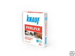 Фото №0 Клей для ГКЛ гипсовый ПЕРЛФИКС 30кг (5кг/м2) КНАУФ