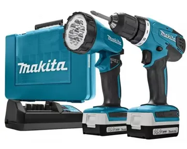 фото Дрель-шуруповерт Makita DF347DWLE