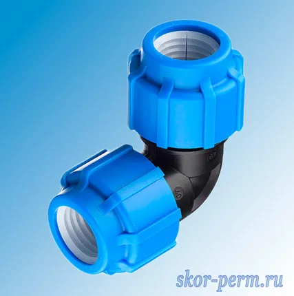 Фото №0 Угольник 40 ПНД