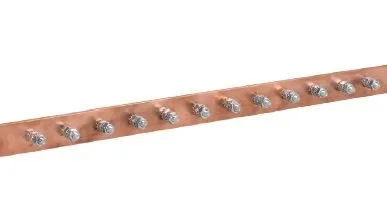 фото ER-12 483х25 мм Шина заземления