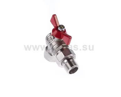фото Кран шаровой BASE угловой с полусгоном 1" вн.-нар.(уп. 4/32) Valtec