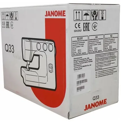 Фото №0 Швейная машина Janome Q33, белый