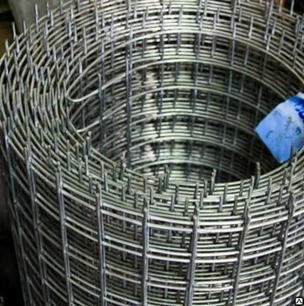 Фото №0 Сетка сварная в рулонах D = 4 мм ячейка 100 х 100 мм ГОСТ 8478-81