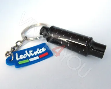 фото Брелок Выхлопная труба LeoVince черная