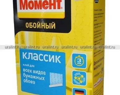 фото Клей обойный &quot;МОМЕНТ&quot; Классик 500г (14-20рул.) 1/12 Германия