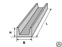 Фото №0 Лоток теплотрассы Л4-8д