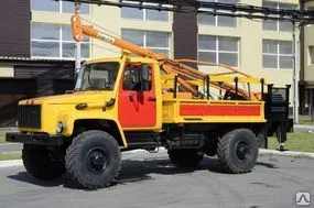 фото Бурильно-крановая машина БКМ-317-01 (2мест. кабина) ГАЗ-33081 (мех.привод)