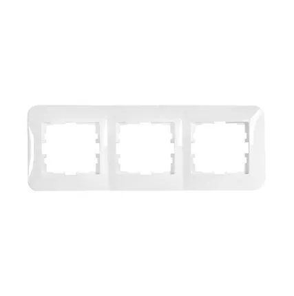 Фото №0 LEZARD Рамка 3-м Karina Life горизонт. белая 708-0200-148 LEZARD