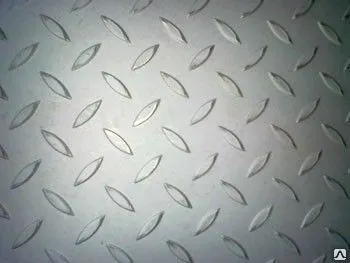 Фото №0 Лист нержавеющий рифленый 4 мм, 1500х3000