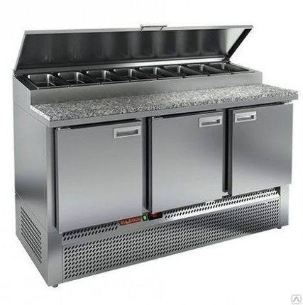 Фото №0 Стол для пиццы HICOLD PZE2-111GN (1/6) КАМЕНЬ