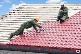 фото Монтаж забора из профнастила