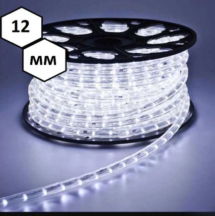 Фото №0 Дюралайт LED-2W-12mm-Clear (белый) 100м.