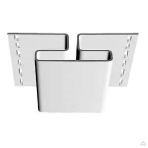 фото H-профиль Docke для винилового сайдинга Пломбир