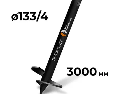 фото Винтовая свая диаметр 133/4/3000 мм