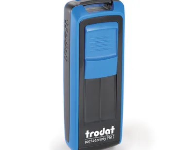 фото Печати-С 9512 TRODAT POCKET PRINTY КАРМАННЫЙ ШТАМП 47х18мм (Синий, Синий)