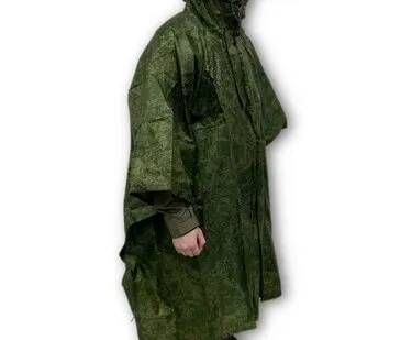 фото Пончо влагозащитное укороченное пиксель