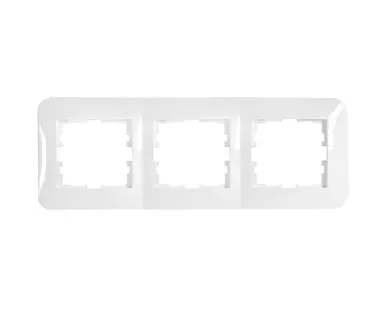 фото LEZARD Рамка 3-м Karina Life горизонт. белая 708-0200-148 LEZARD