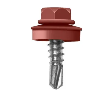 фото Саморез кровельный 5,5х19 RAL3009