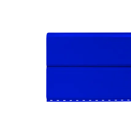 Фото №0 Сайдинг Кровля Сервис Брусnika гофрированный Ультрамаиново-синий 0,45 мм Полиэстер