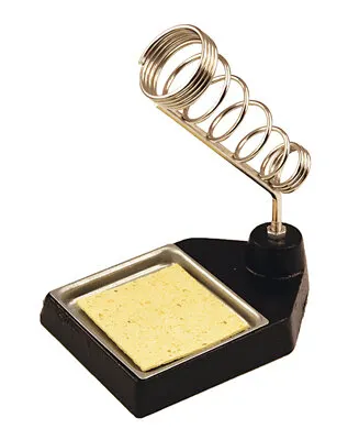 Фото №0 Подставка для паяльника, ниша квадратная, губка, чугун REXANT