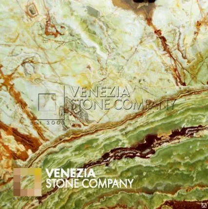Фото №0 Onice verde 20мм(Слэбы)