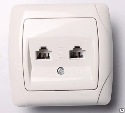 Фото №0 Розетка информ. RJ-45 UTP кат.5е 1мод