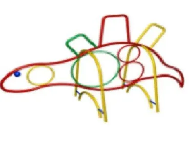 фото Лаз Динозавр 1800х800х1200