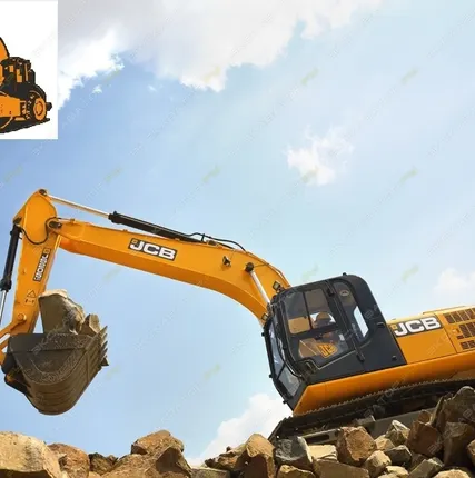 Фото №0 Аренда гусеничного экскаватора JCB JS 205, Вологда