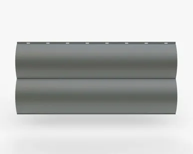 фото Сайдинг Металлический сайдинг «Бревно» 0.47-0.50 мм RAL 7004, Серый сигнал