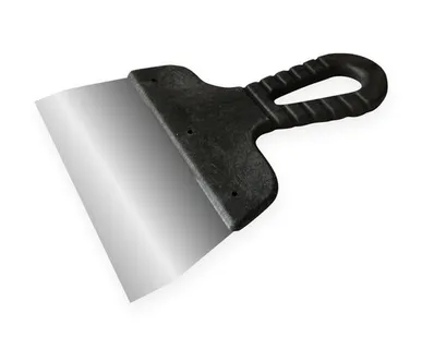 фото Шпатель фасадный Мастер 150мм 0.4мм нерж. сталь пласт. рук.